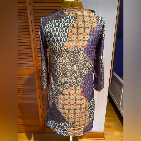 La Fée Maraboutée multicolored dress. Made in Italy. Size 38 - Picture 4 of 4